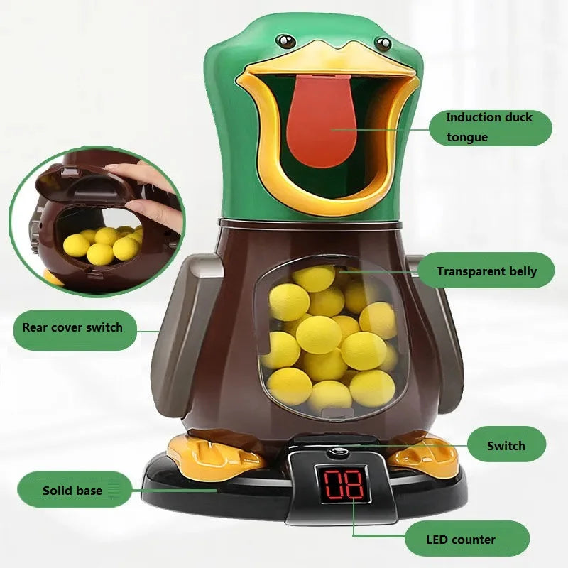 Air-powered Hungry Shooting Duck