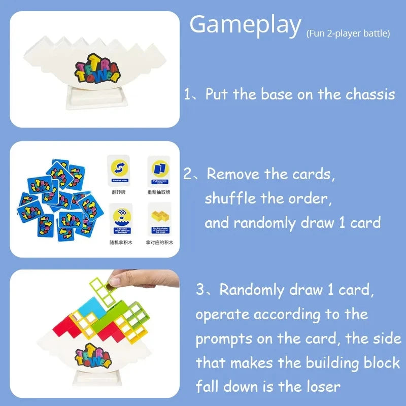 Tetra Tower Game for Kids & Adults