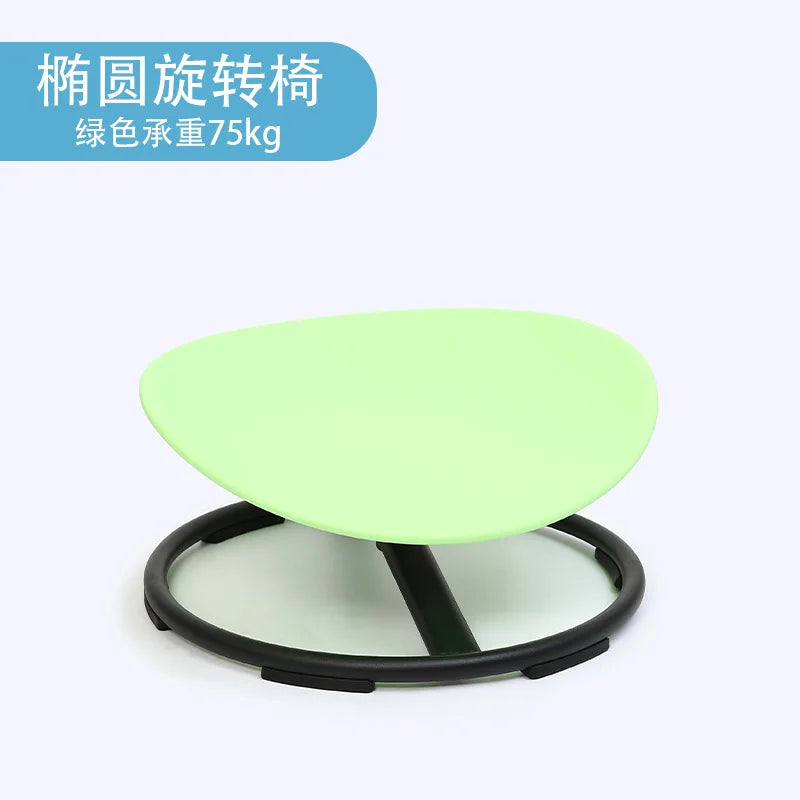 Round Balance Swivel Chair for Children's Sensory Development - Home Vestibular Training Equipment for Kindergarten and Educational Use