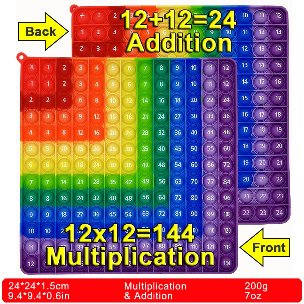 Sensory Math Chart (Addition & Multiplication)
