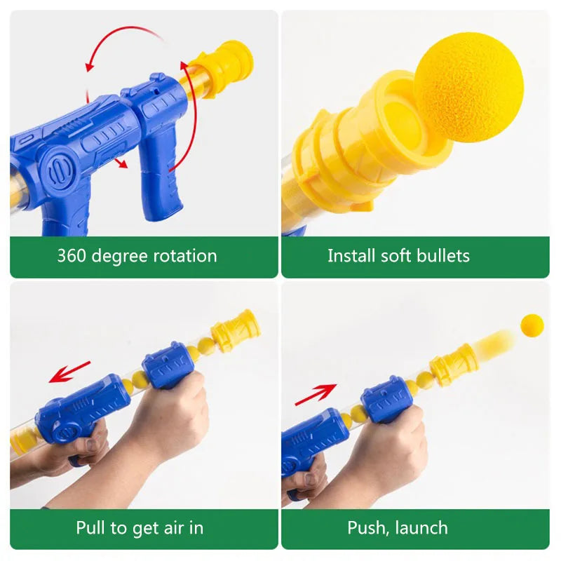 Air-powered Hungry Shooting Duck