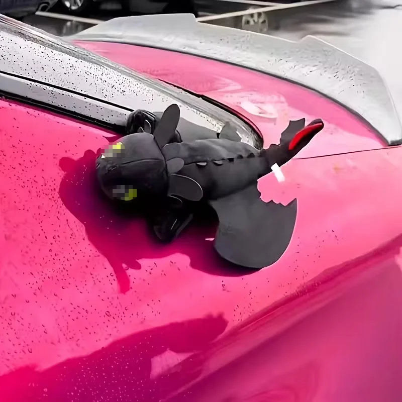Toothless Dragon Car Decoration with Moving Wings