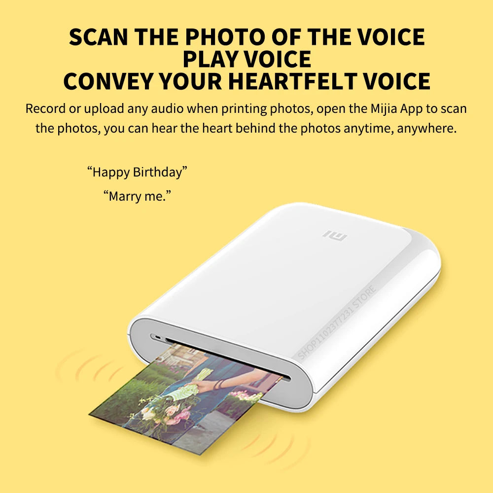 Portable Photo Mini Pocket Printer