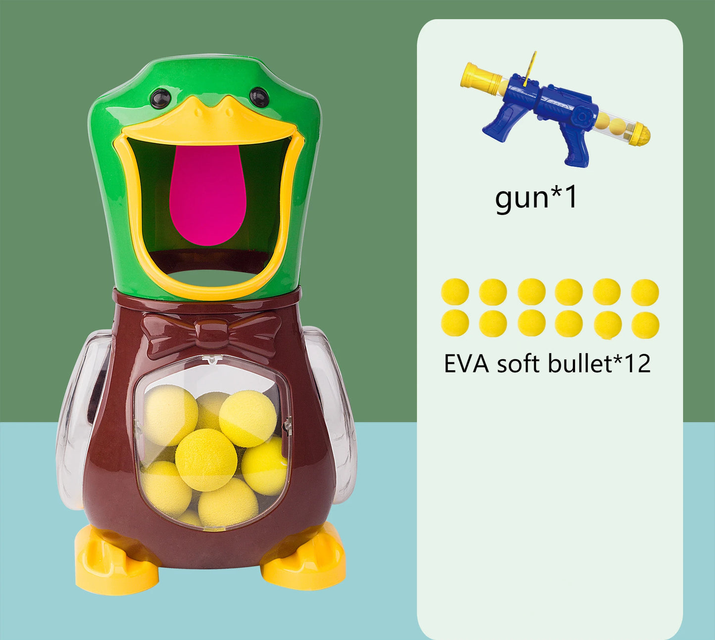 Air-powered Hungry Shooting Duck