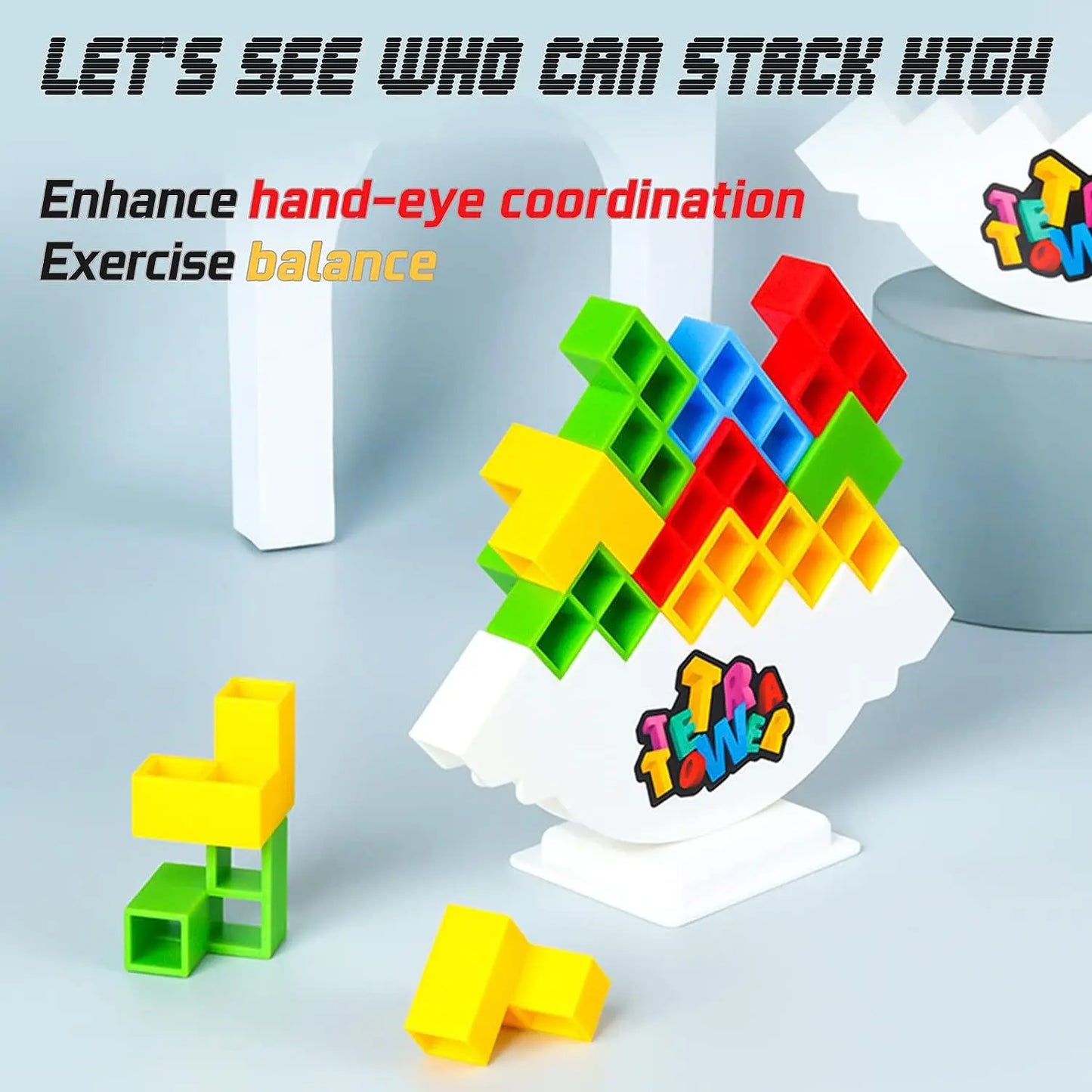 Tetra Tower Game for Kids & Adults