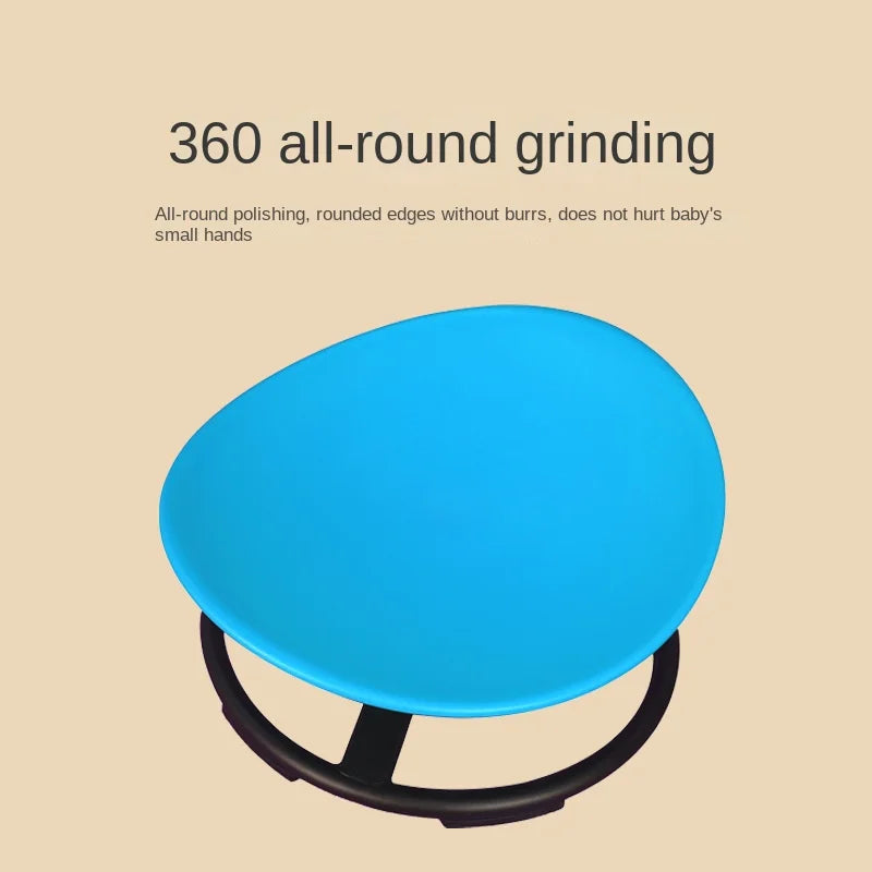 Round Balance Swivel Chair for Children's Sensory Development - Home Vestibular Training Equipment for Kindergarten and Educational Use