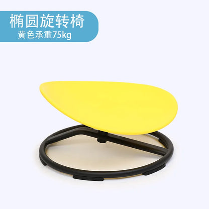 Round Balance Swivel Chair for Children's Sensory Development - Home Vestibular Training Equipment for Kindergarten and Educational Use