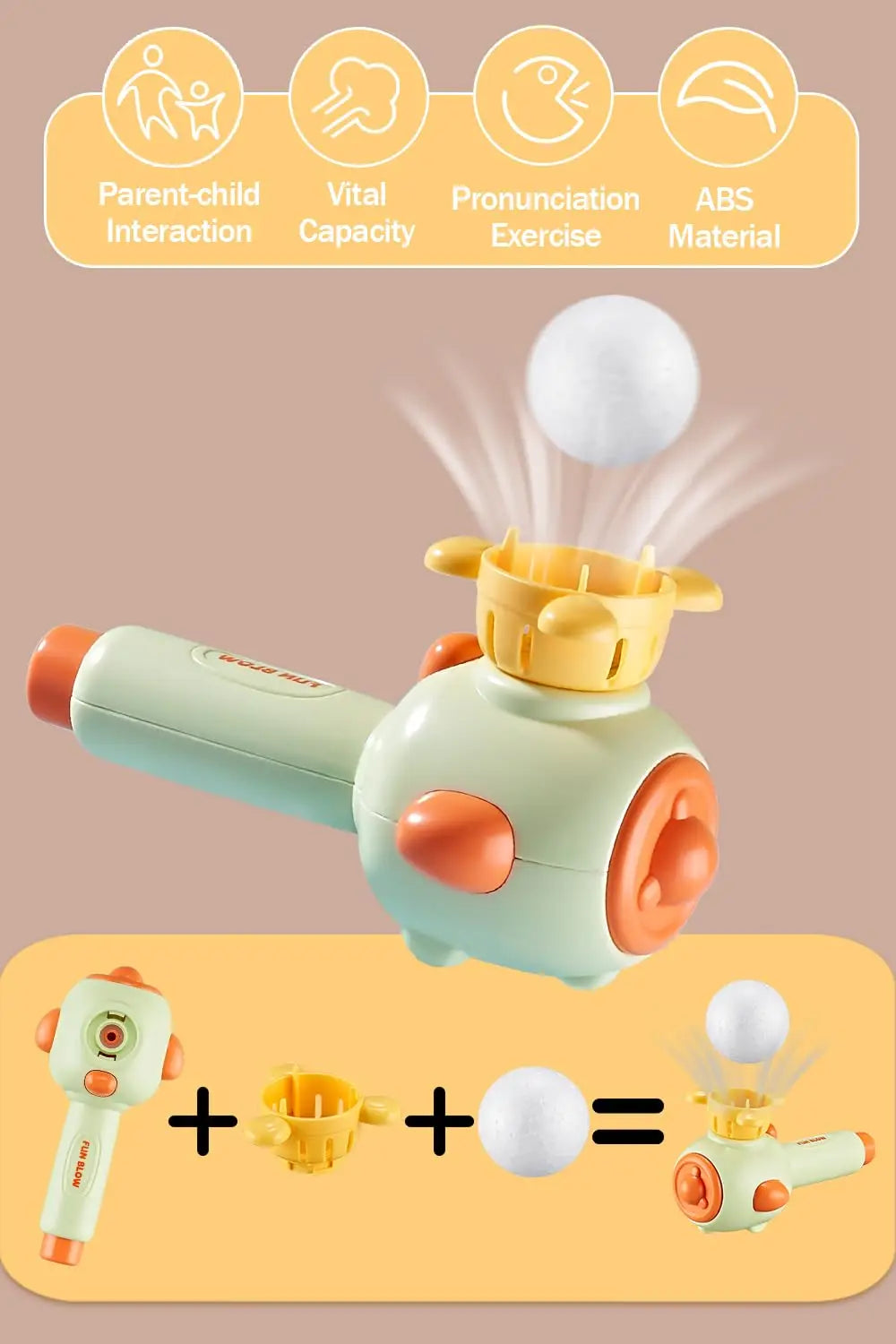 Whistle Ball Blowing Floating Blow Pipe Balls