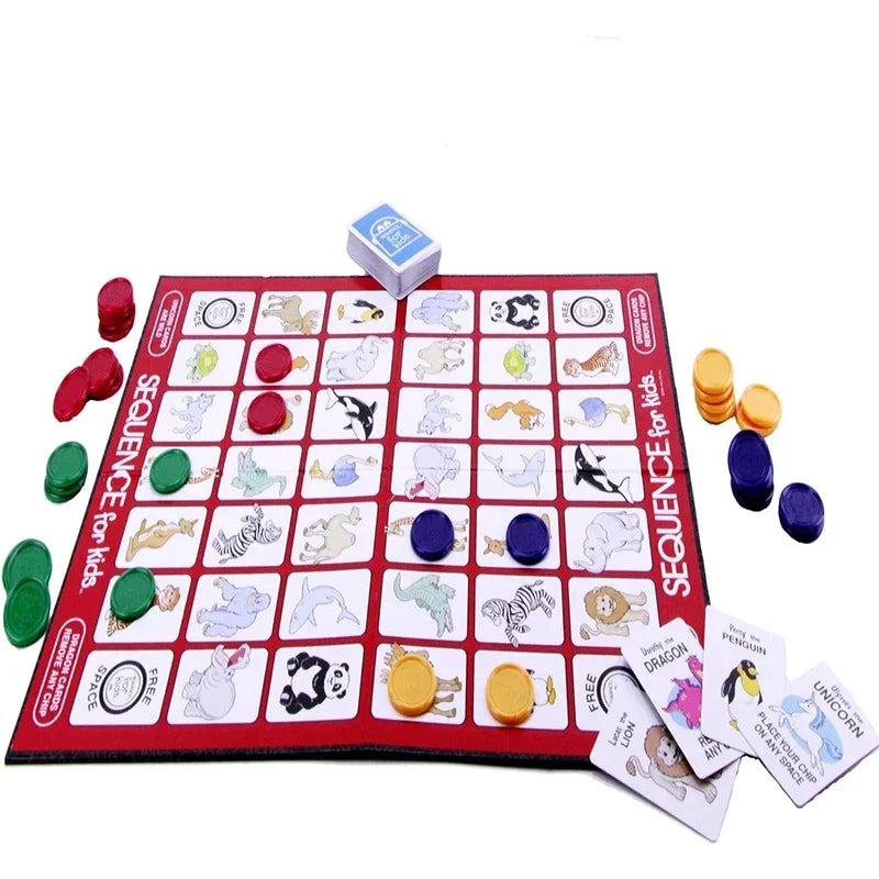 SEQUENCE Board Game for Kids