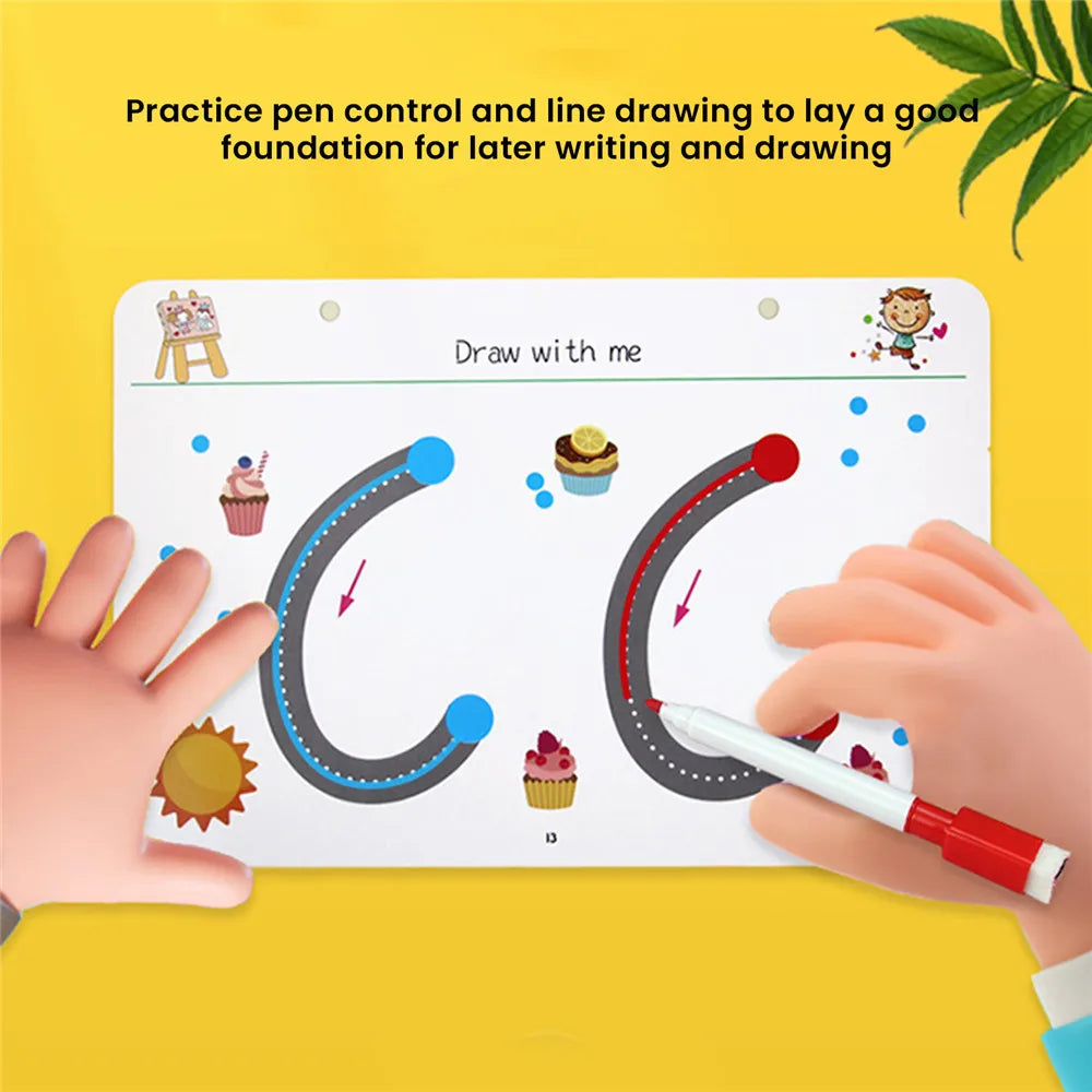 Reusable Scribble Smart Workbook Fast Track Young Minds