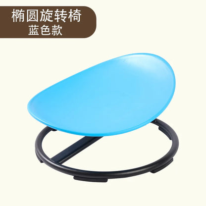 Round Balance Swivel Chair for Children's Sensory Development - Home Vestibular Training Equipment for Kindergarten and Educational Use