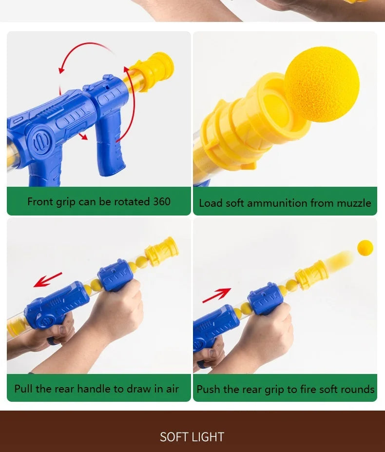 Air-powered Hungry Shooting Duck