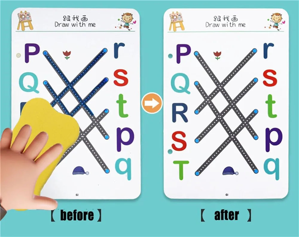 Reusable Scribble Smart Workbook Fast Track Young Minds