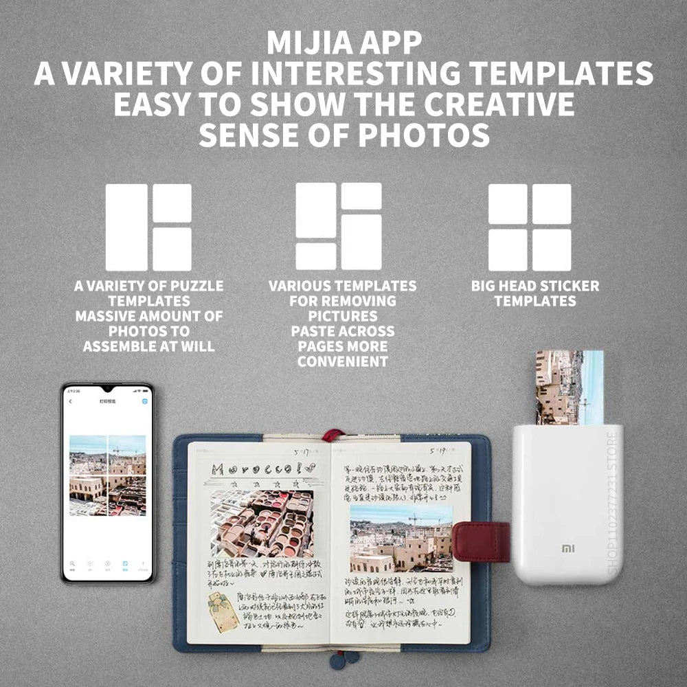 Portable Photo Mini Pocket Printer