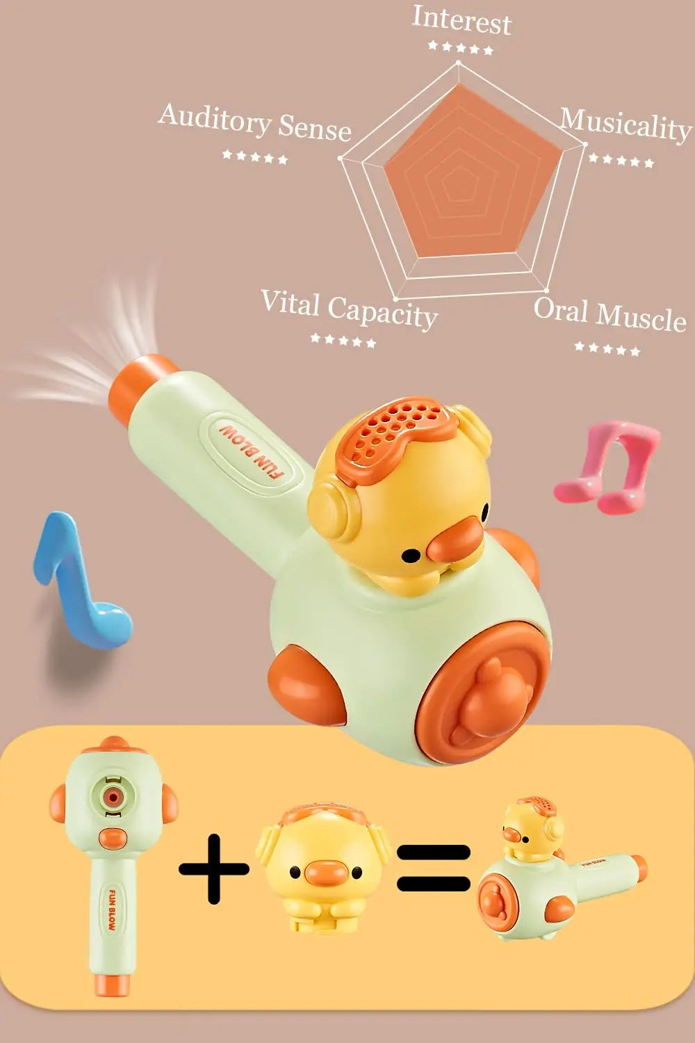 Whistle Ball Blowing Floating Blow Pipe Balls