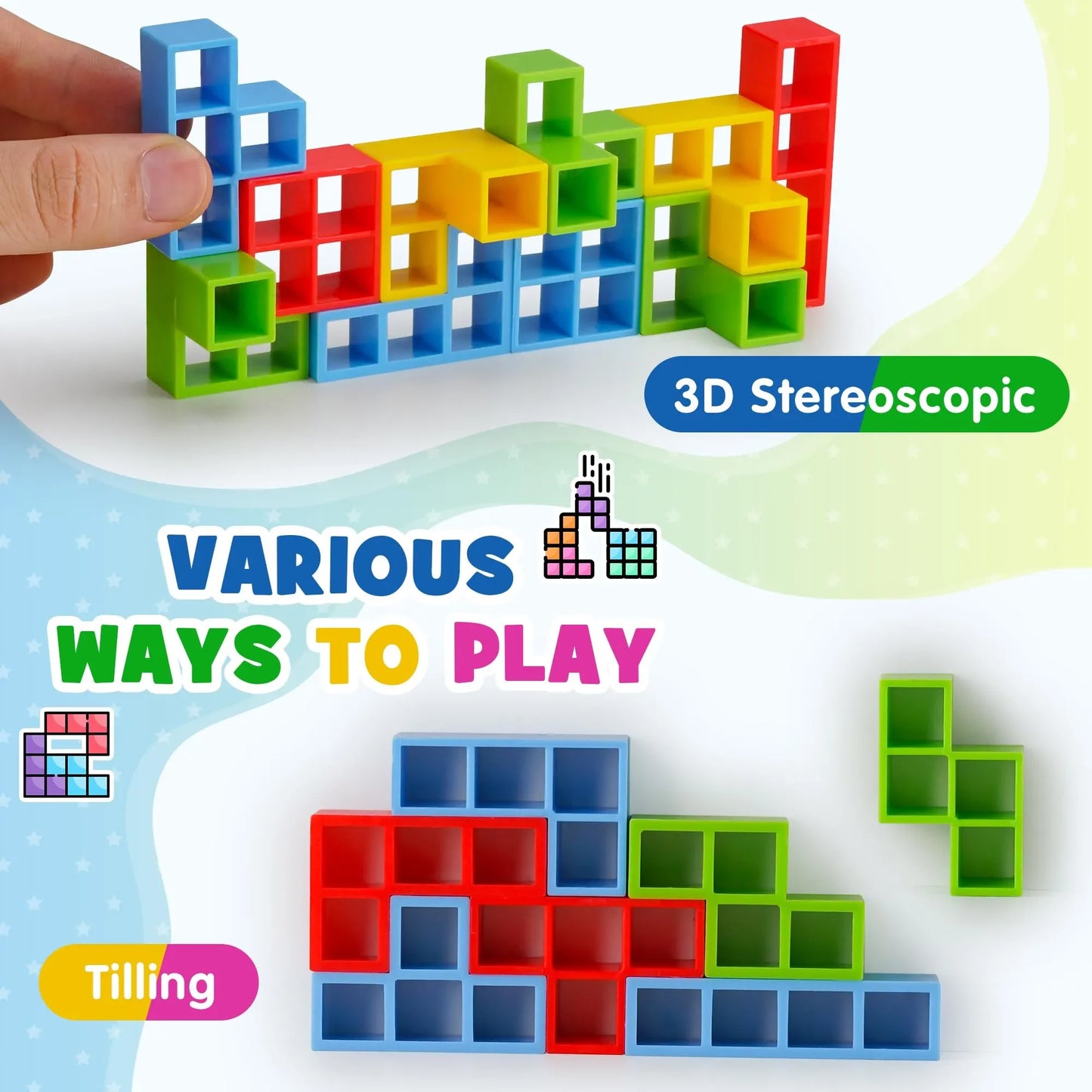 Tetra Tower Game for Kids & Adults