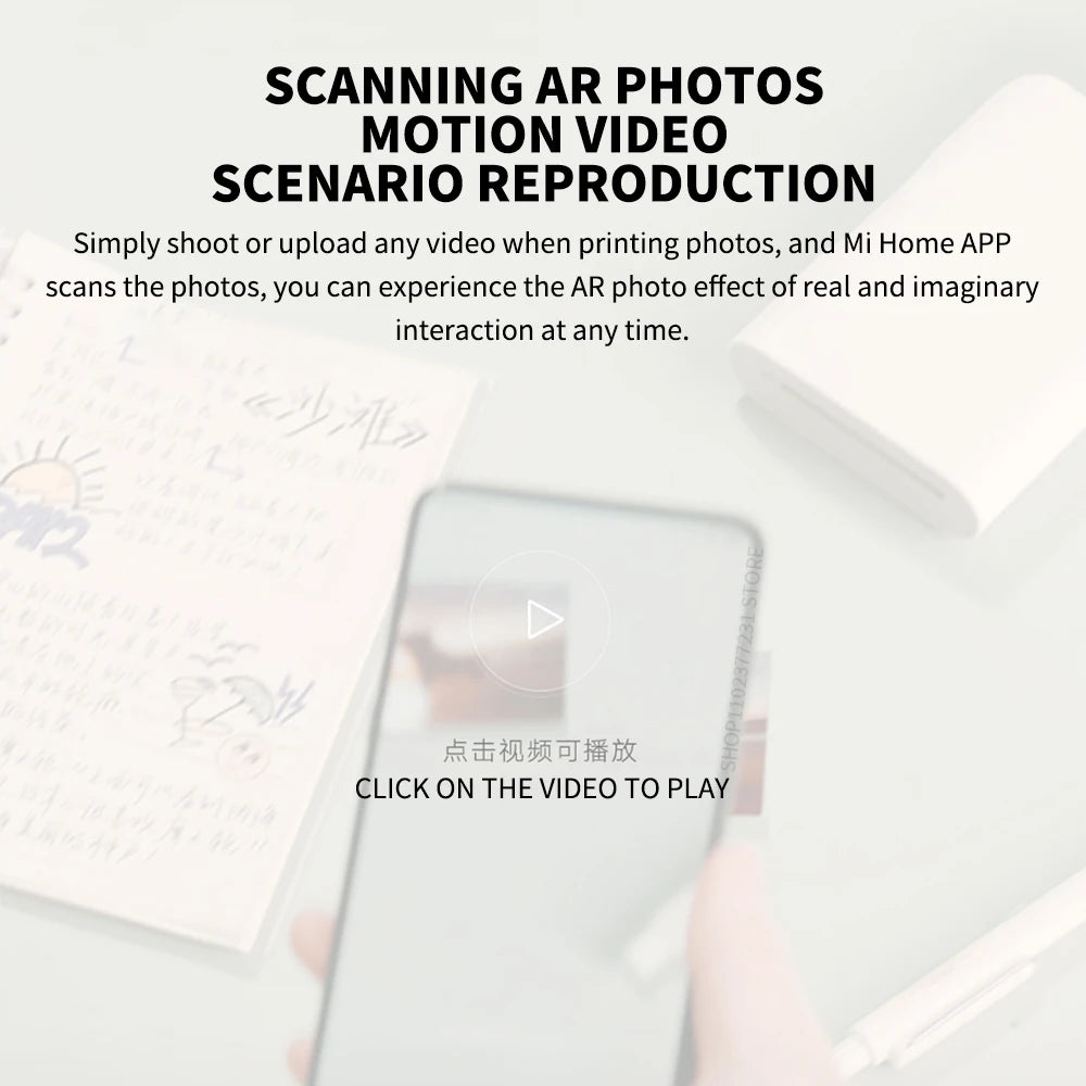 Portable Photo Mini Pocket Printer