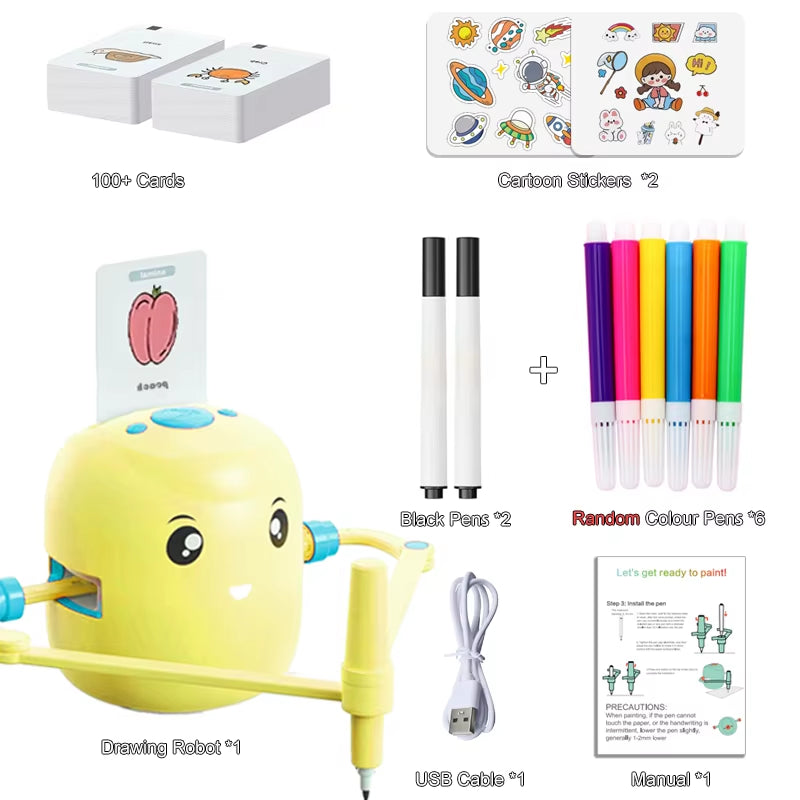 Creative Smart Drawing Robot - Fun Intelligent Drawing Toy for Kids, Perfect Birthday Gift for Early Educational Play!